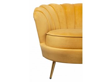 Дизайнерский диван Pearl Triple Yellow