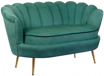 Дизайнерский двухместный диван Pearl Double Green V2