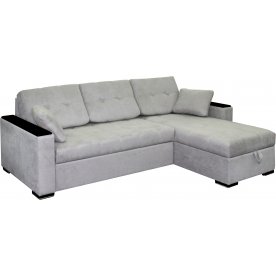Угловой диван Монако 1 вариант 1 серый