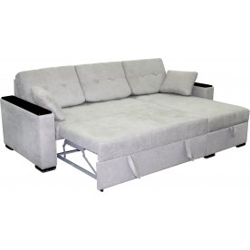 Угловой диван Монако 1 вариант 1 серый