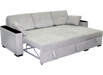 Угловой диван Монако 1 вариант 1 серый