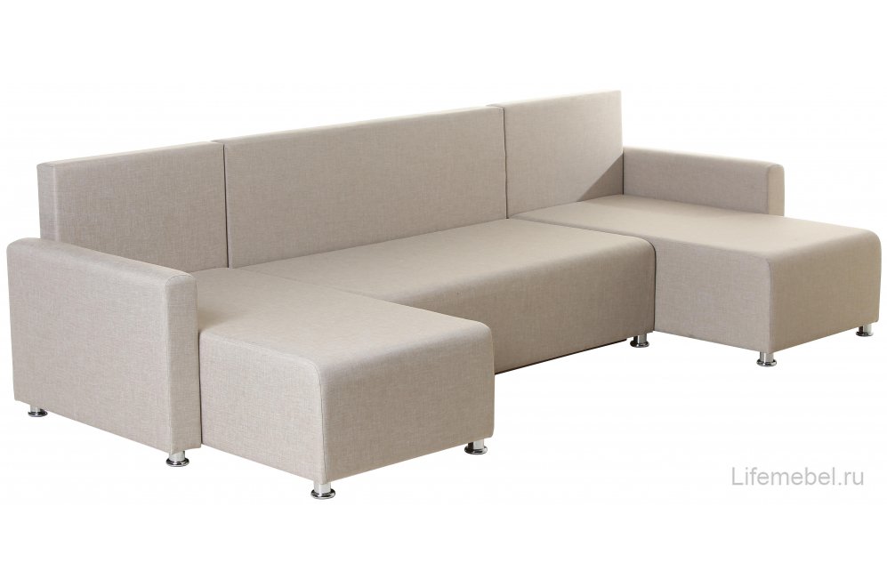 Угловой диван Олимп Line beige рогожка elegance com beige