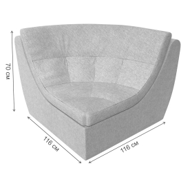 Угловой модуль Холидей Люкс