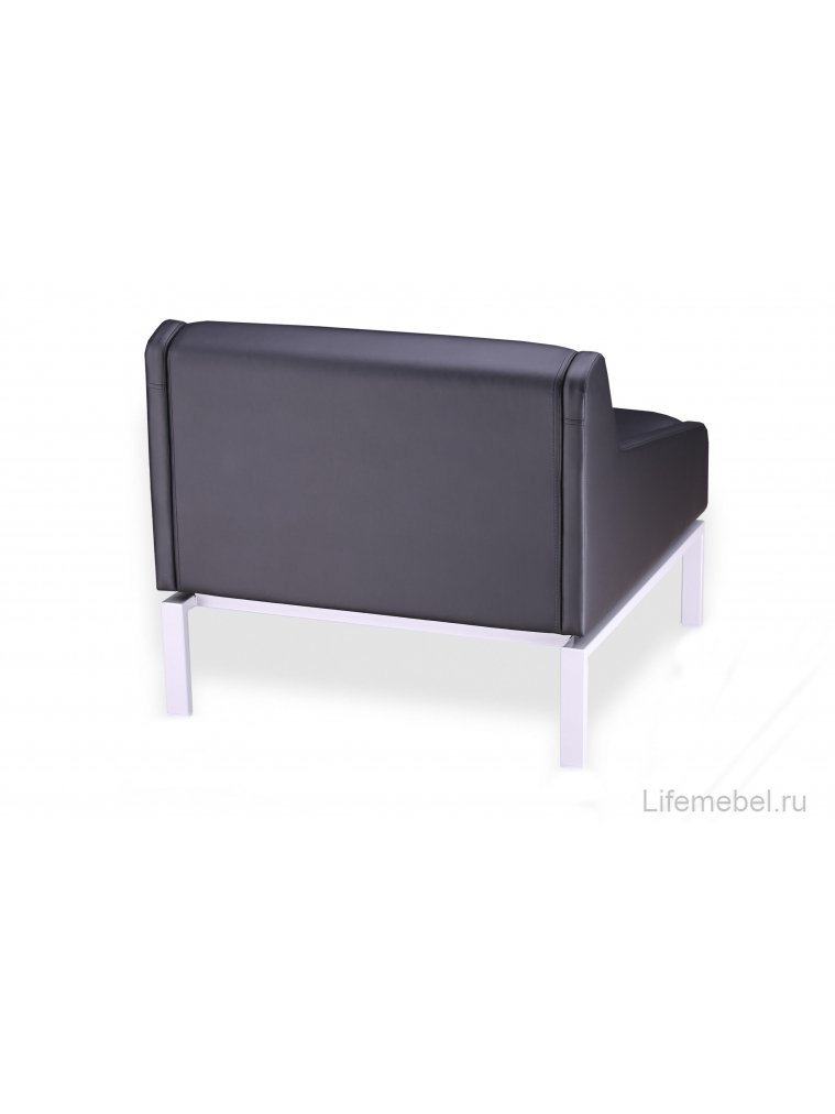 Кресло Chairman Райз экокожа черный