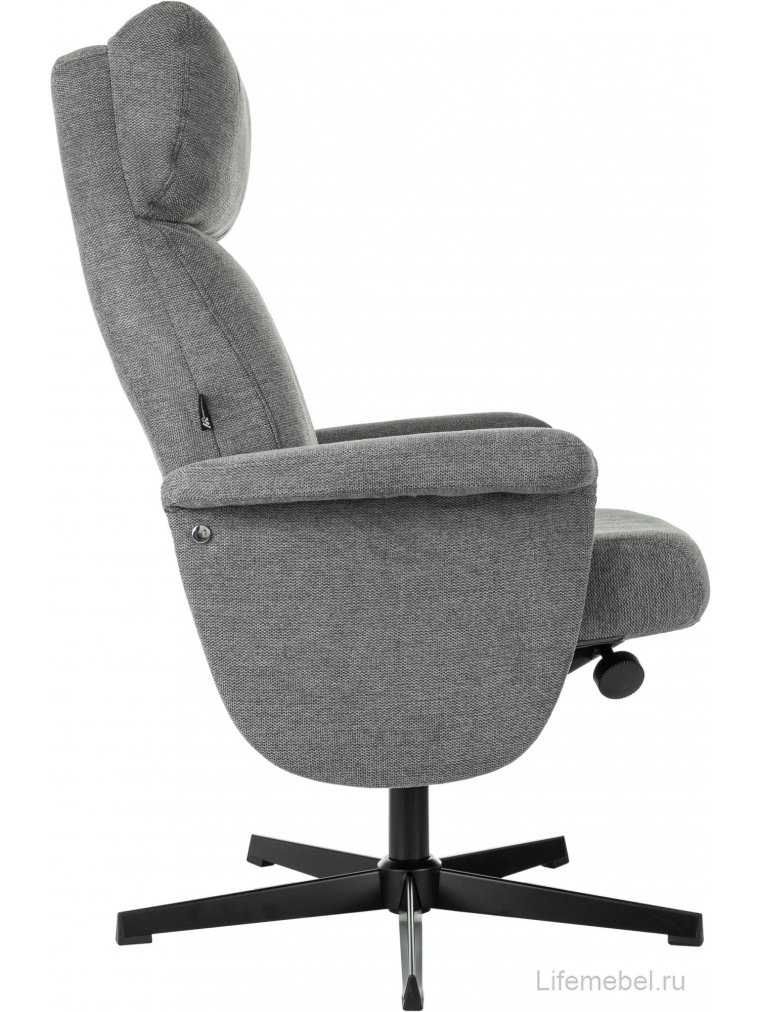 Кресло Baron ткань серый