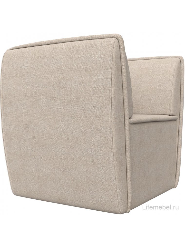 Кресло Бергамо бежевая рогожка