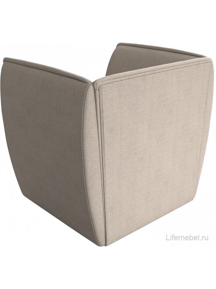 Кресло Бергамо бежевая рогожка