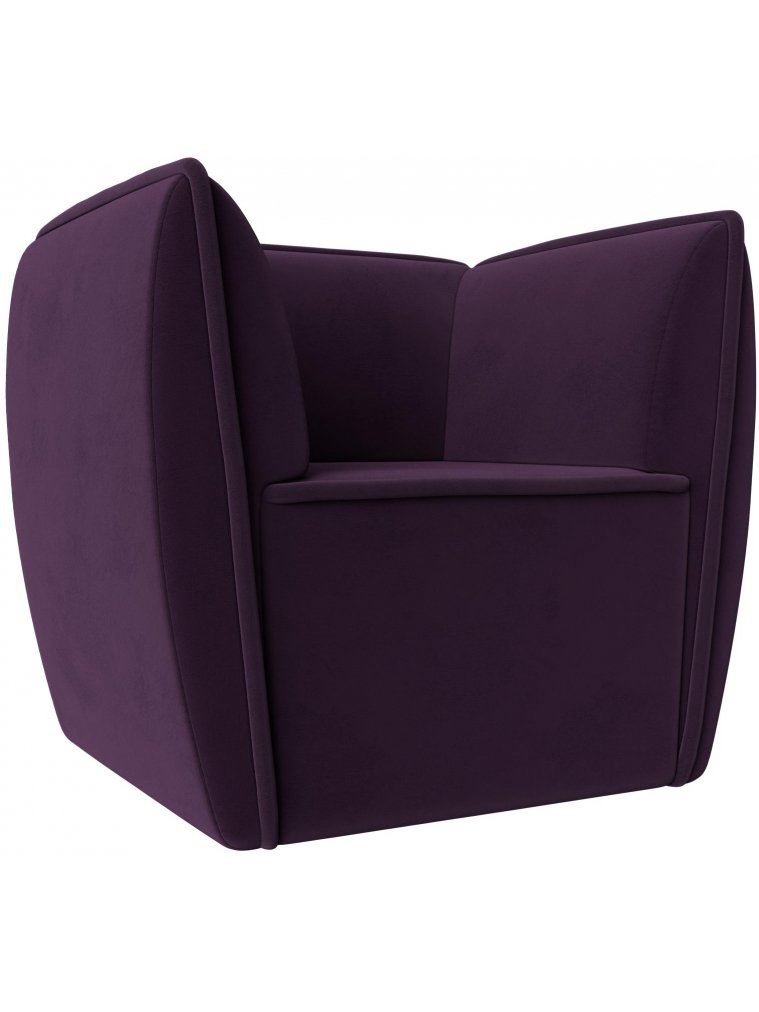 Кресло Бергамо фиолетовый велюр
