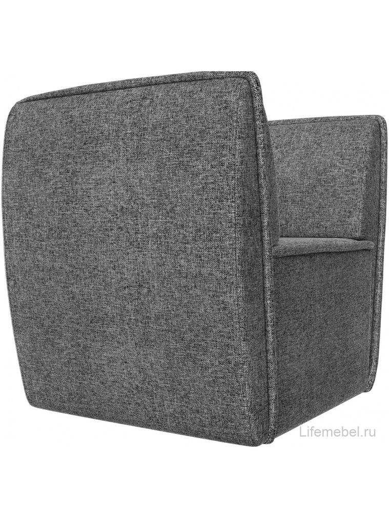 Кресло Бергамо серая рогожка