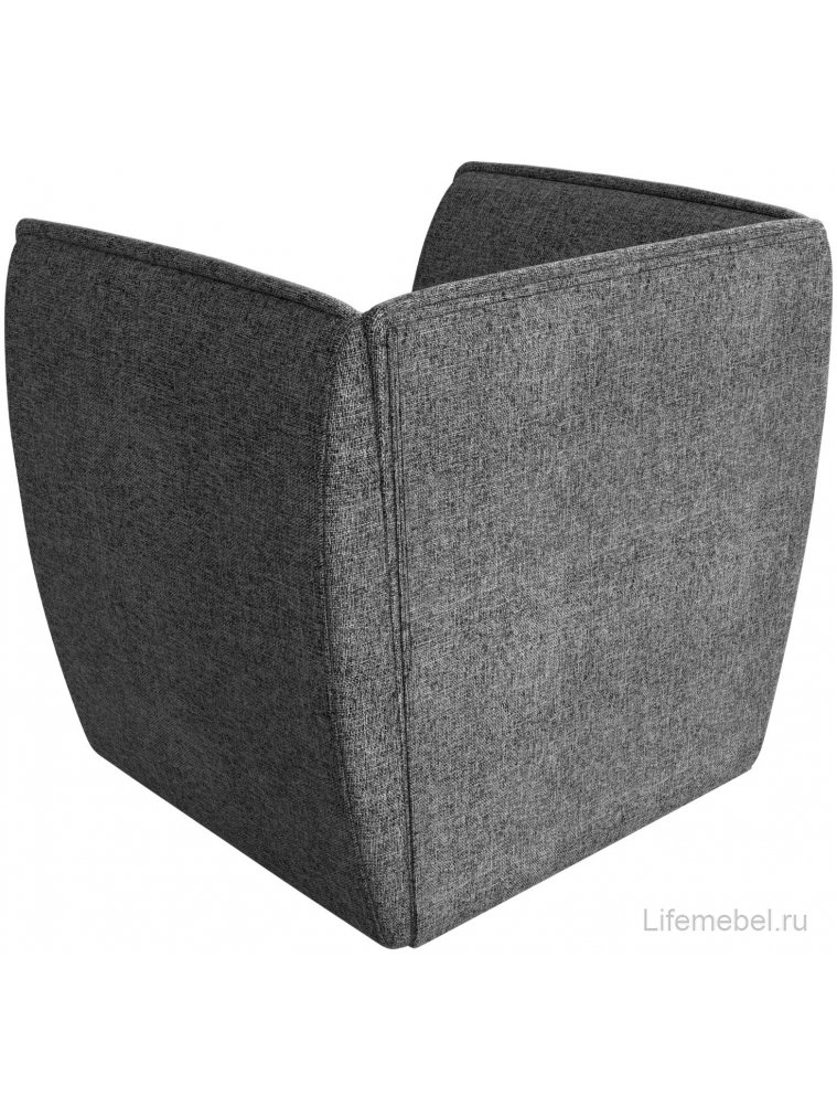 Кресло Бергамо серая рогожка