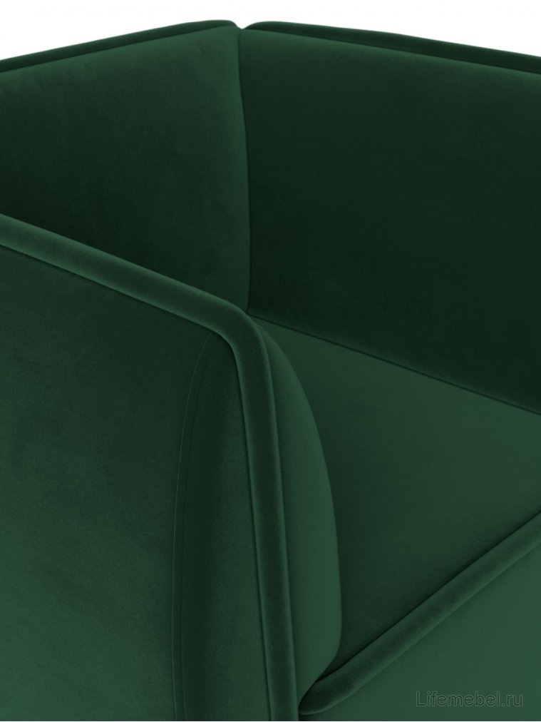 Кресло Бергамо зеленый велюр