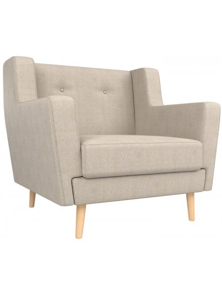 Кресло Брайтон бежевая рогожка