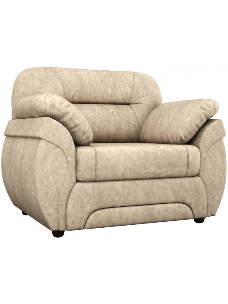 Кресло Бруклин велюр бежевый