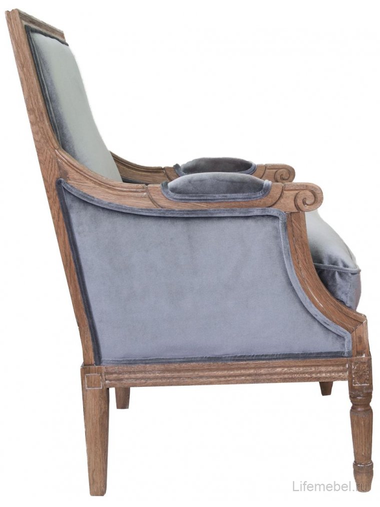 Кресло Coolman CH-811-GG grey velvet
