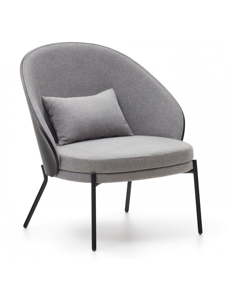 Кресло Eamy серое