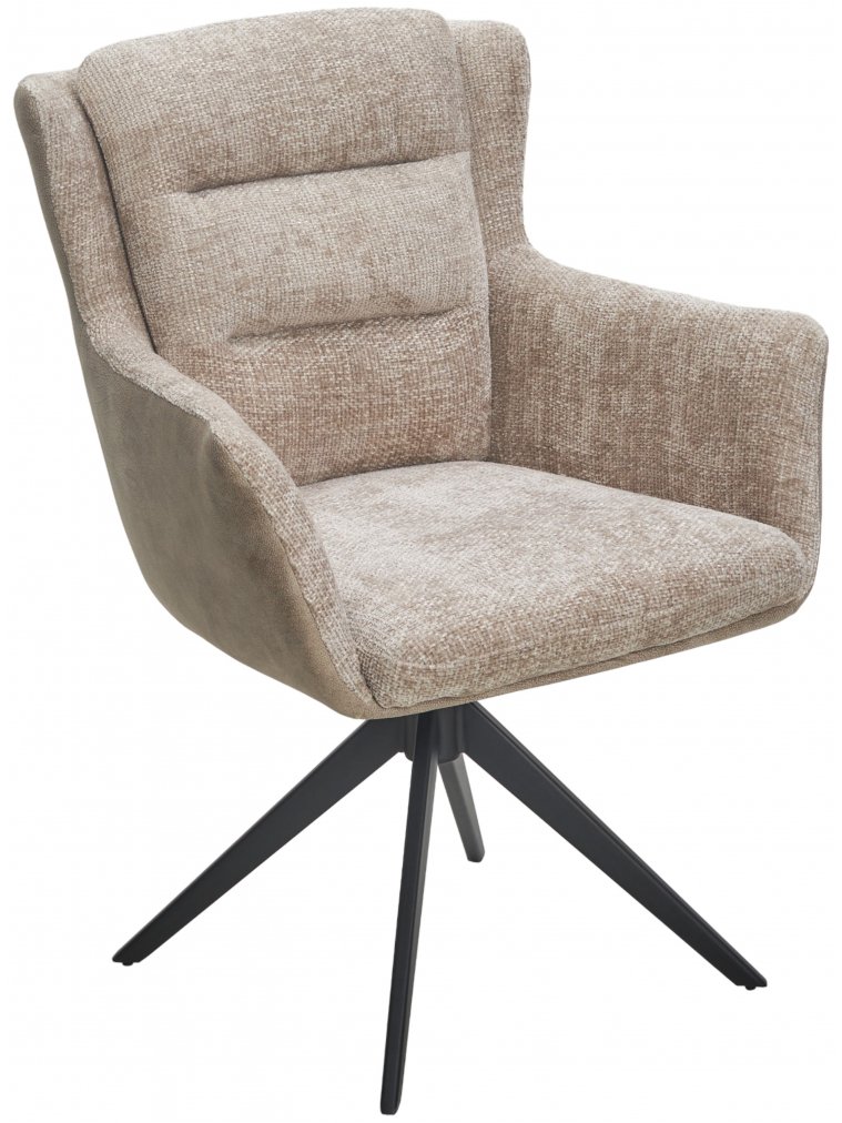 Кресло Garland 360 поворотное haga-30 бежевый / gino-101 бежевый / черный