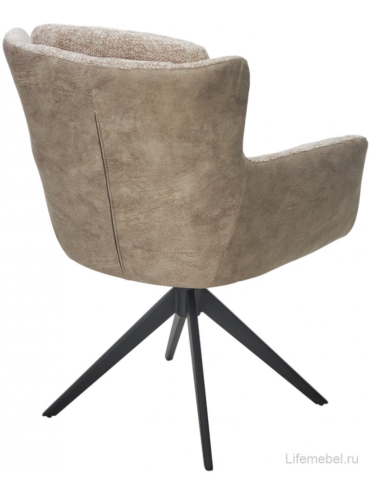 Кресло Garland 360 поворотное haga-30 бежевый / gino-101 бежевый / черный