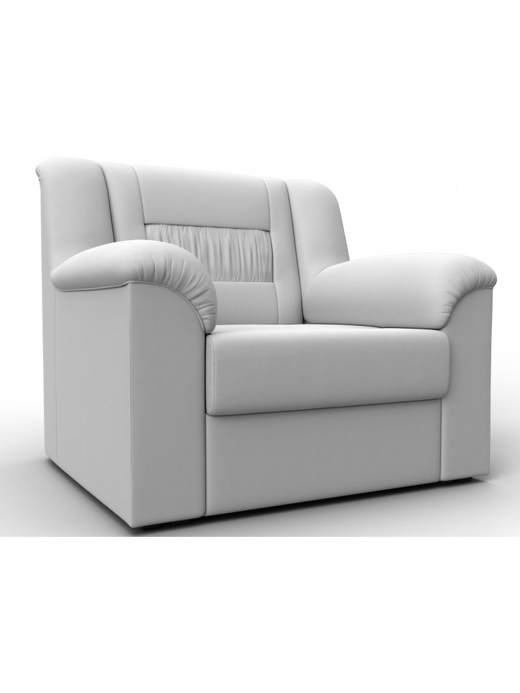 Кресло Терра-М белая экокожа