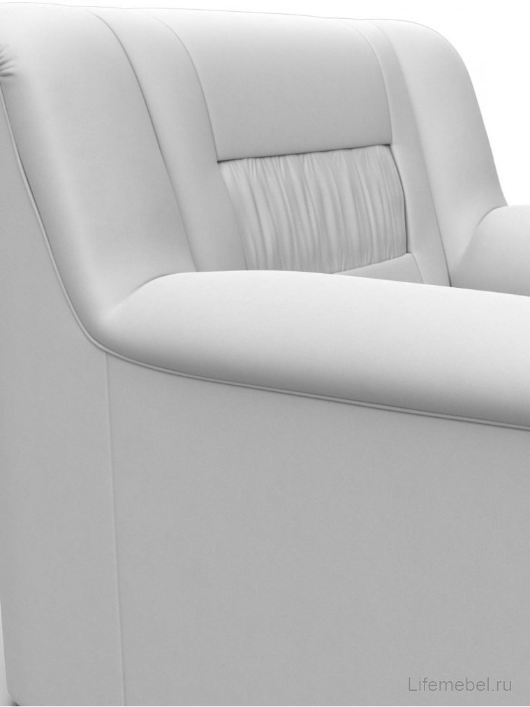 Кресло Терра-М белая экокожа