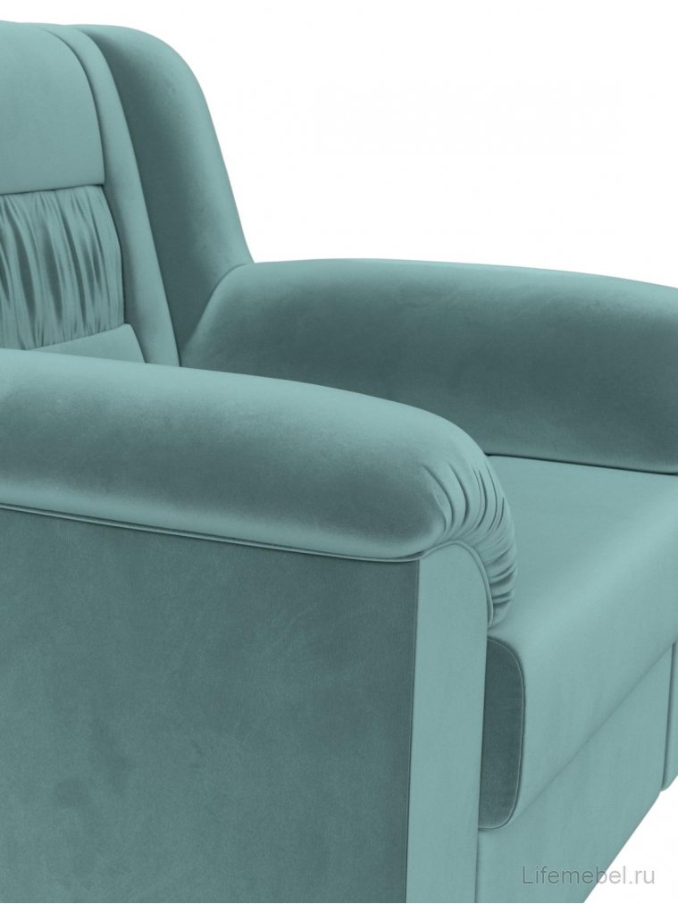 Кресло Терра-М бирюзовый велюр