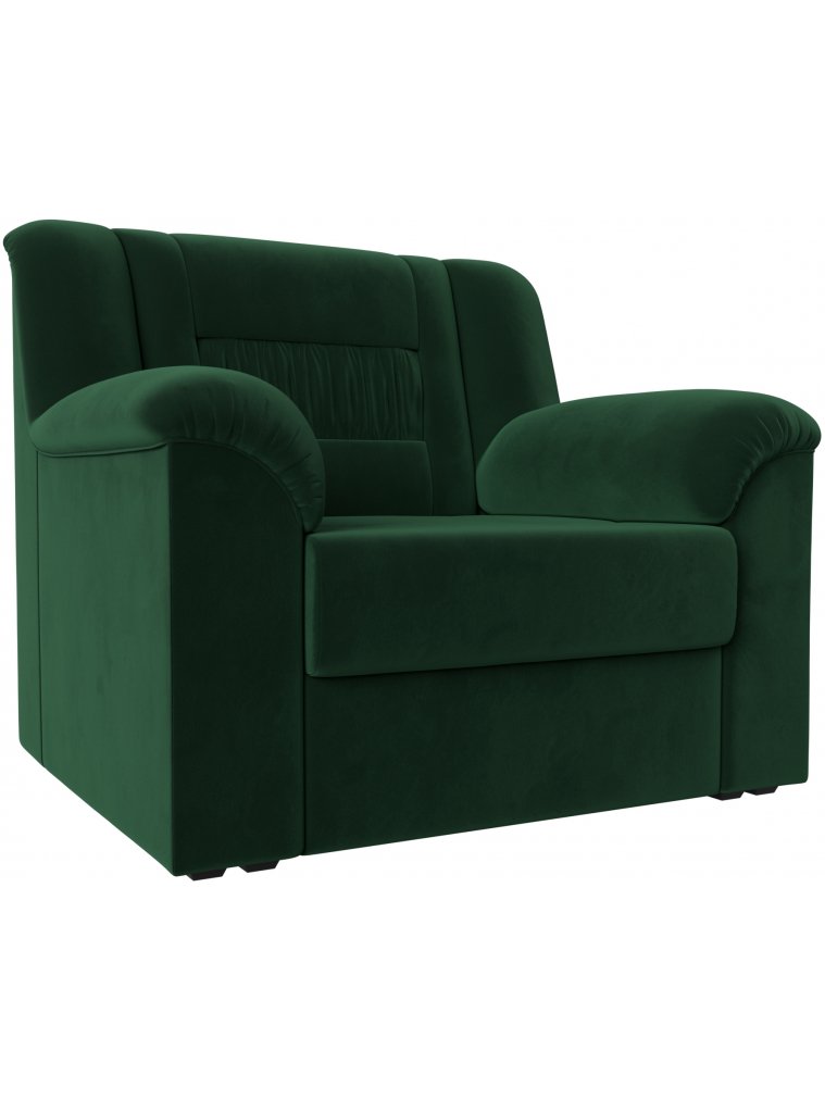 Кресло Карелия зеленый велюр