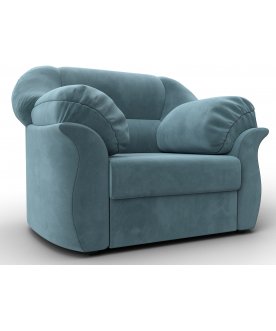 Кресло Карнелла бирюзовый велюр