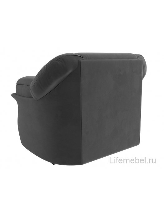 Кресло Карнелла серый велюр
