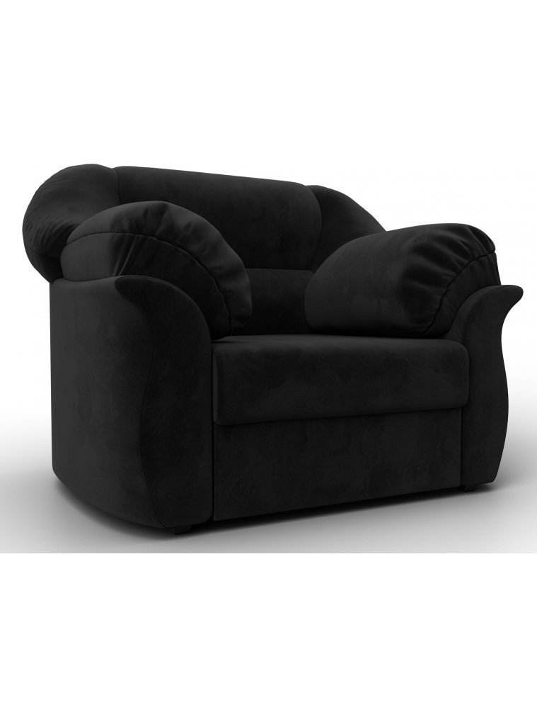 Кресло Эллада велюр черный