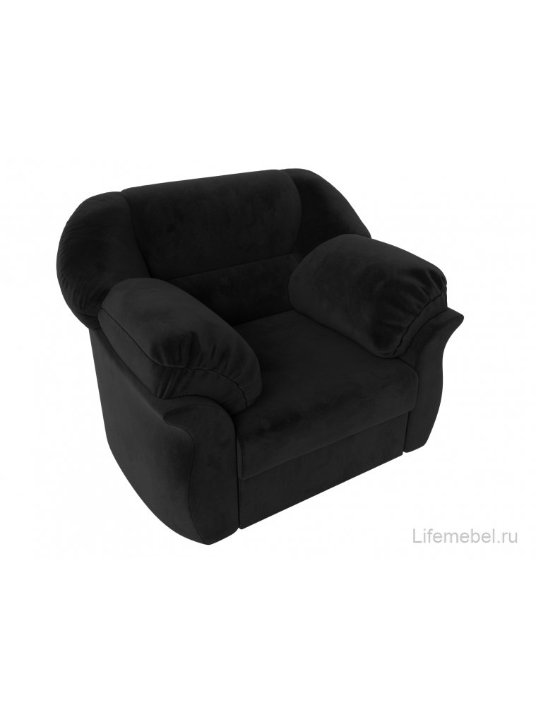 Кресло Карнелла велюр черный