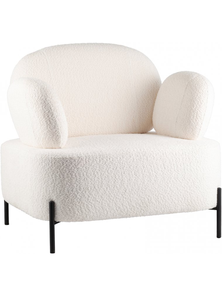 Кресло Уно букле белый