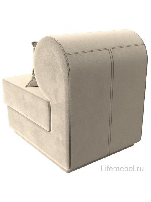 Кресло Кипр бежевый микровельвет