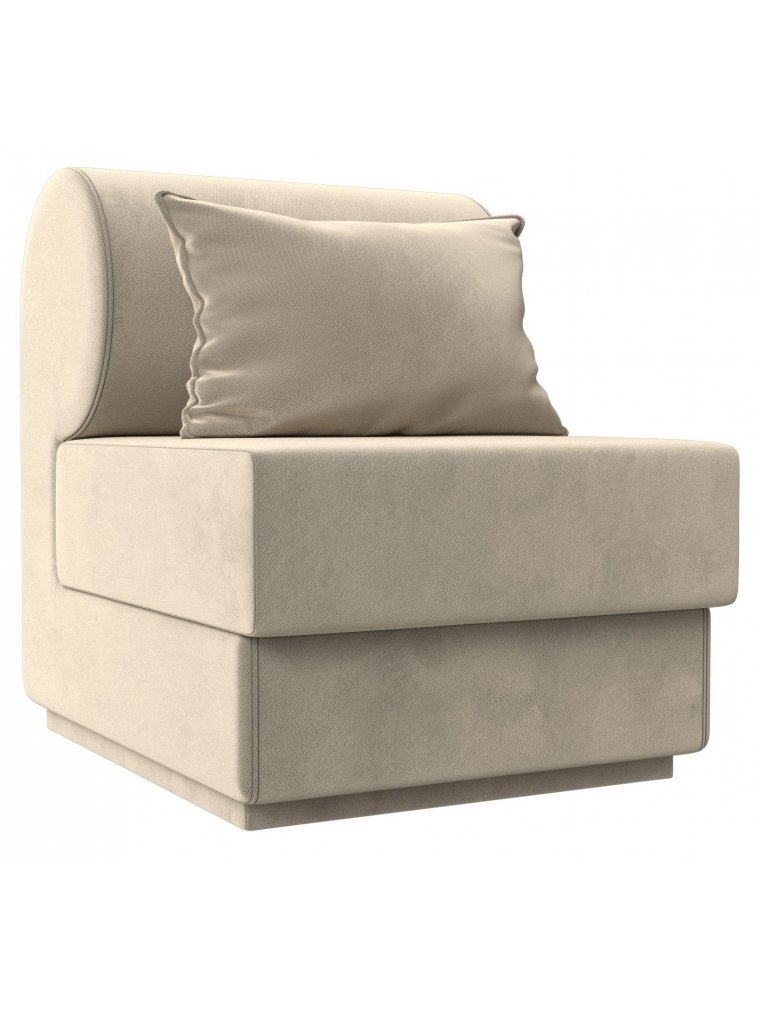 Кресло Кипр бежевый микровельвет