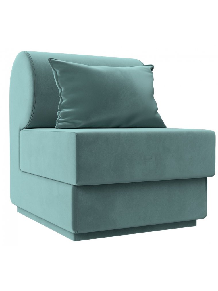 Кресло Кипр бирюзовый велюр