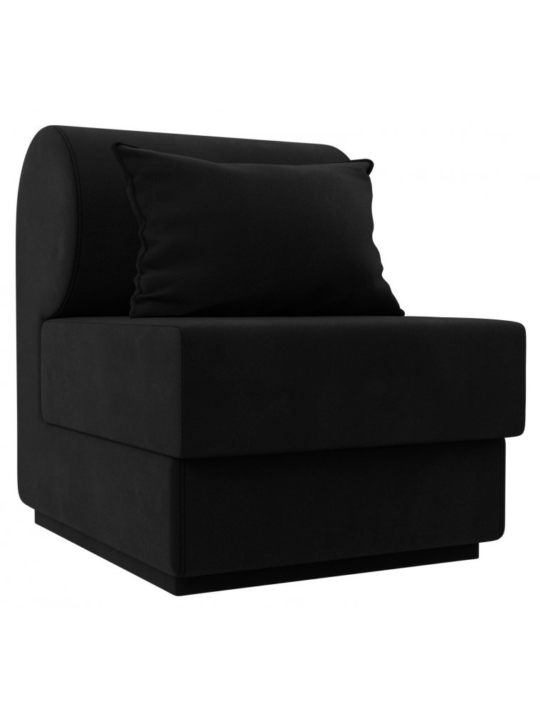 Кресло Кипр черный микровельвет