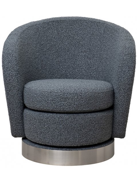 Кресло Наполи темно-серое