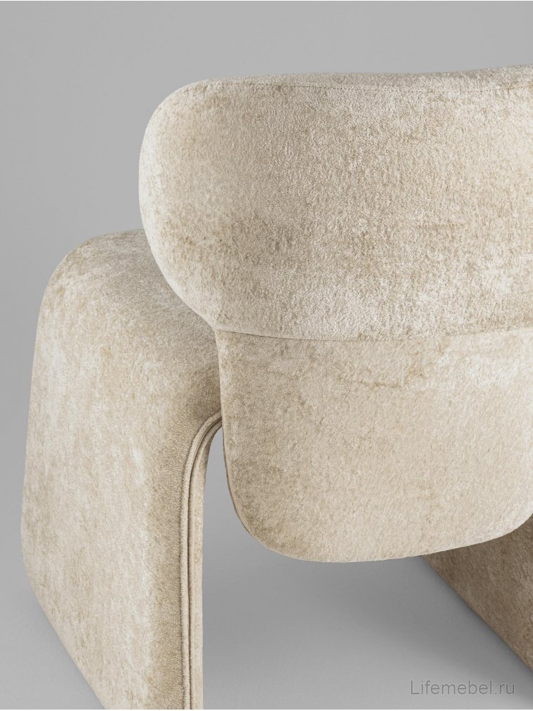 Кресло Мэйлин велюр / бежевый
