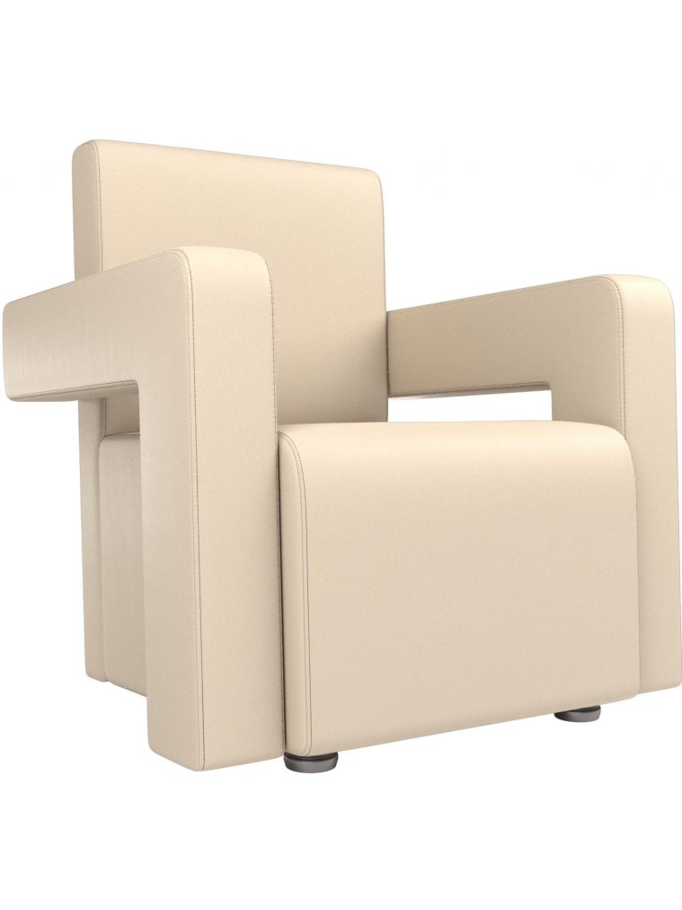 Кресло Рамос бежевая экокожа