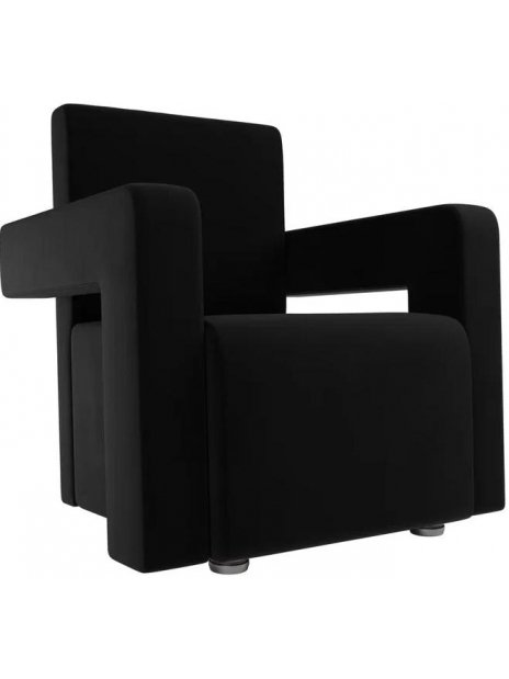 Кресло Рамос черный микровельвет