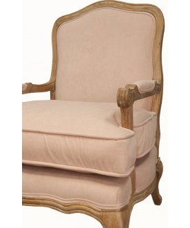 Мягкое полукресло с подлокотниками Nitro Beige Velvet