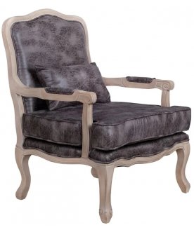 Мягкое полукресло с подлокотниками Nitro Brown V2