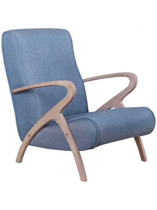 Низкое кресло Fobos blue