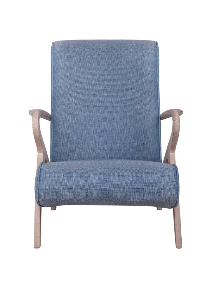 Низкое кресло Fobos blue