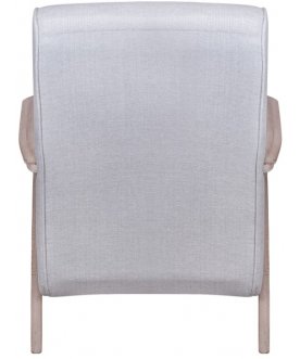 Низкое кресло Fobos light grey