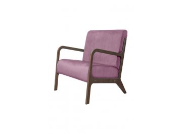 Низкое кресло Mody Pink