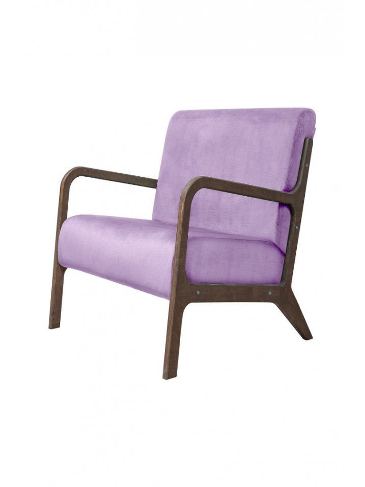 Низкое кресло Mody Purple