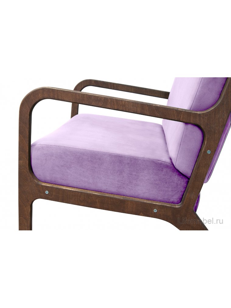 Низкое кресло Mody Purple