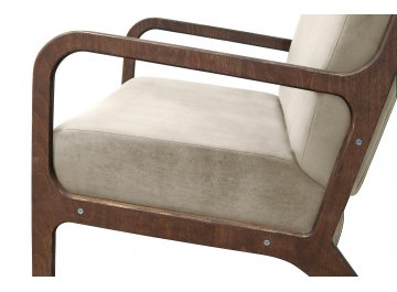 Низкое кресло Mody Taupe