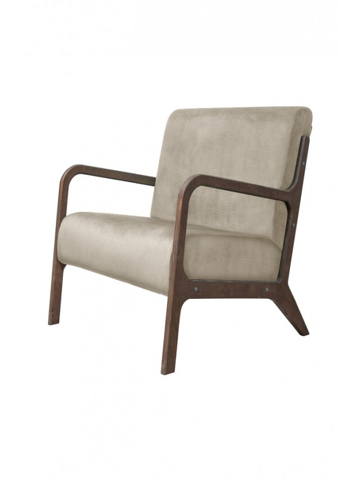 Низкое кресло Mody Taupe