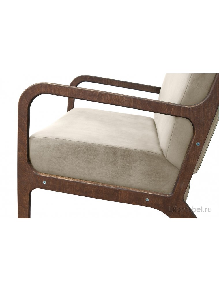 Низкое кресло Mody Taupe