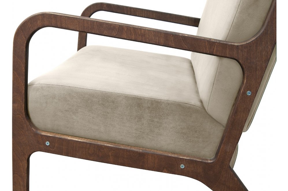 Низкое кресло Mody Taupe